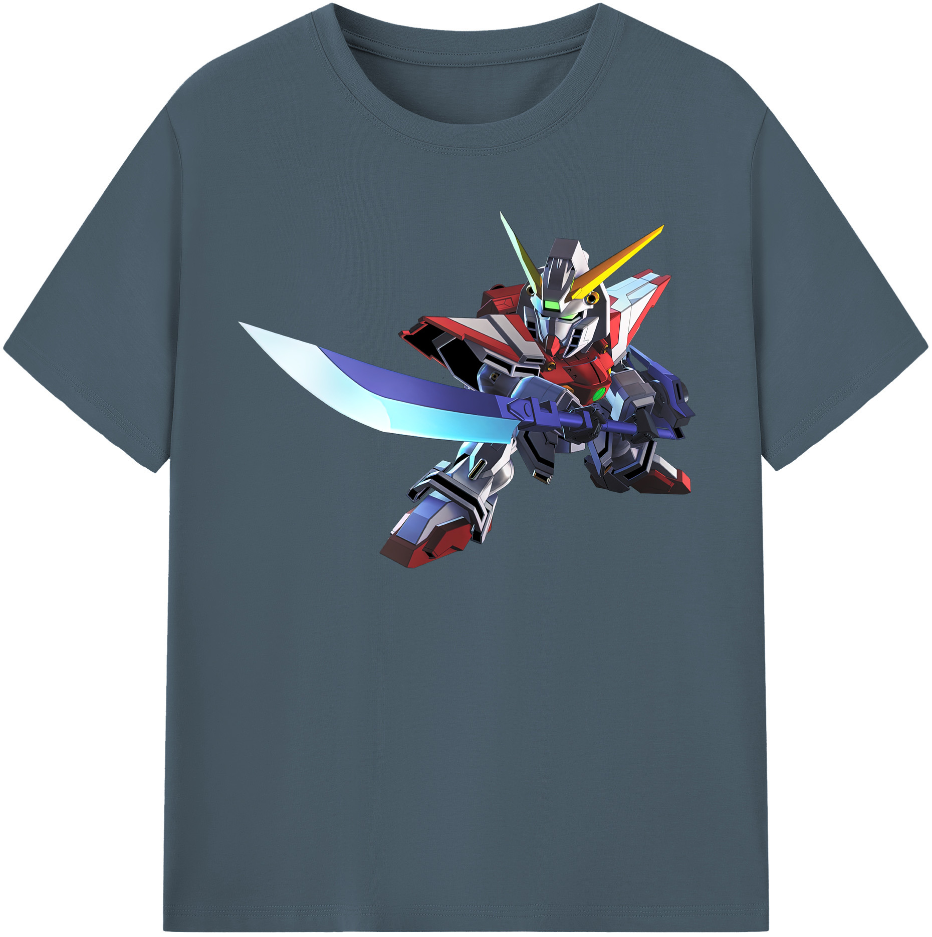 （画像用） 機動戦士ガンダム Mobile Suit Gundam 綿100％半袖Tシャツ（フロントプリント）